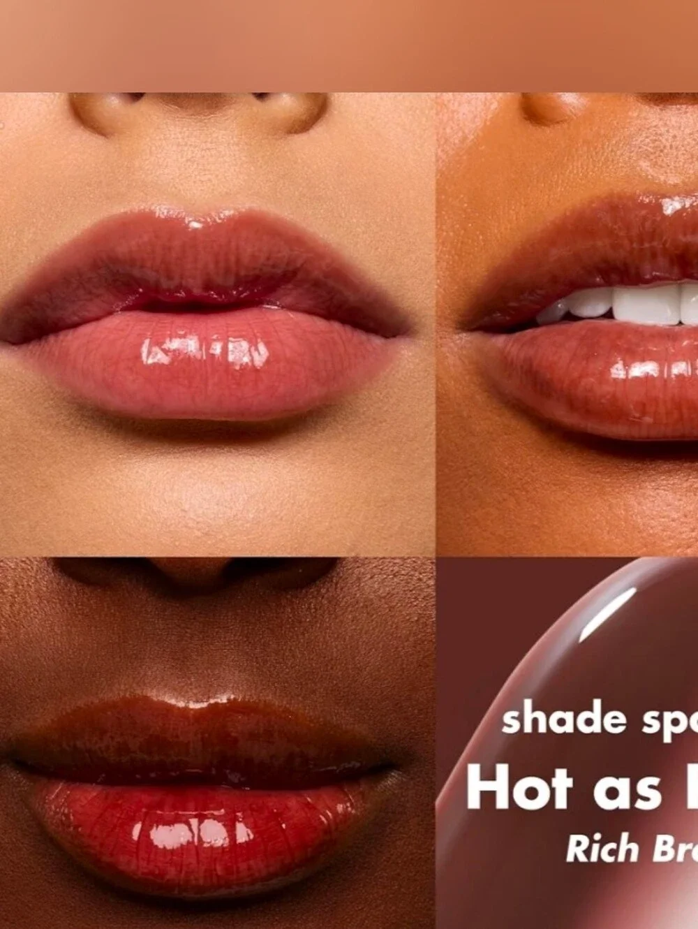 e.l.f. Glow Reviver Lip Oil, Hot as Fudge Nourishing Tinted Lip Oil For A Shine